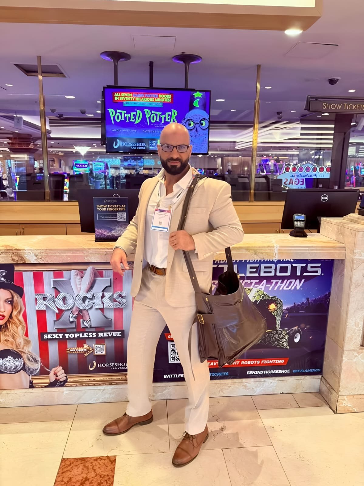At a conference in Las Vegas