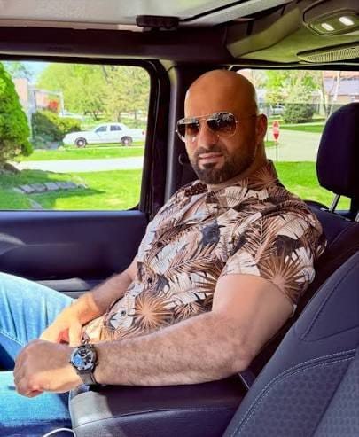 Relaxing in the car