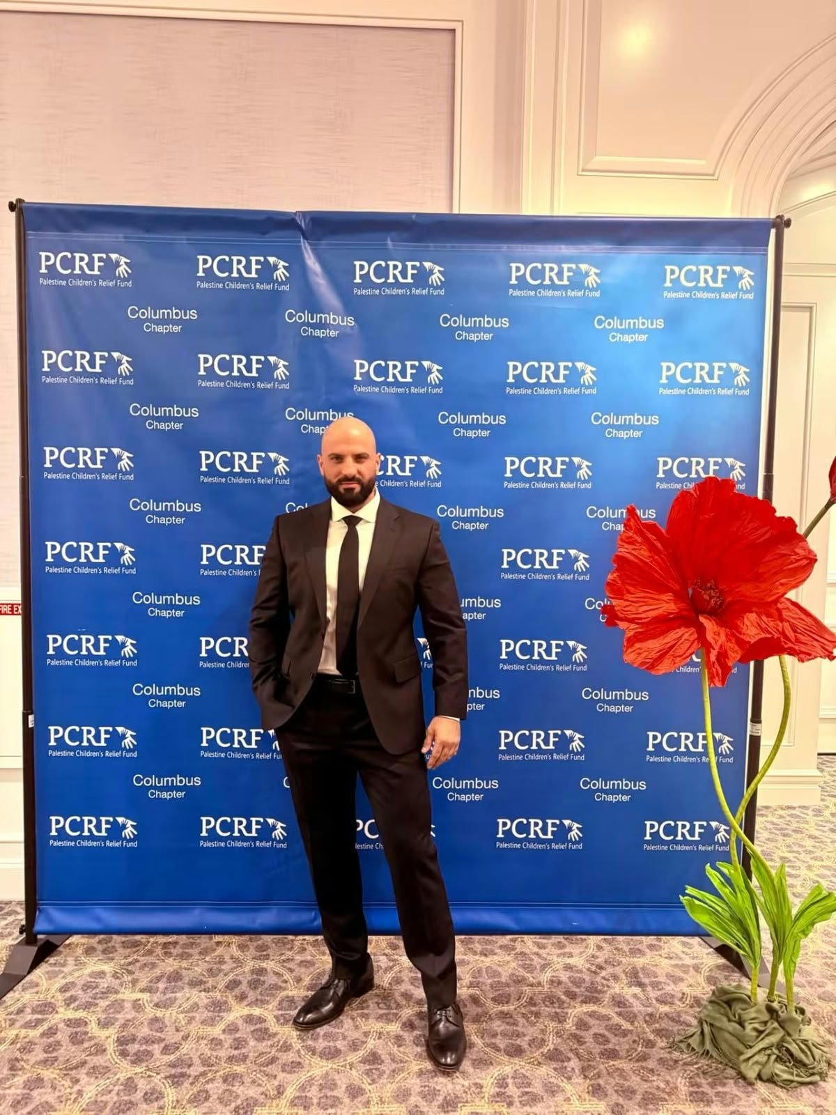 At a Palestine Children's Relief Fund gala