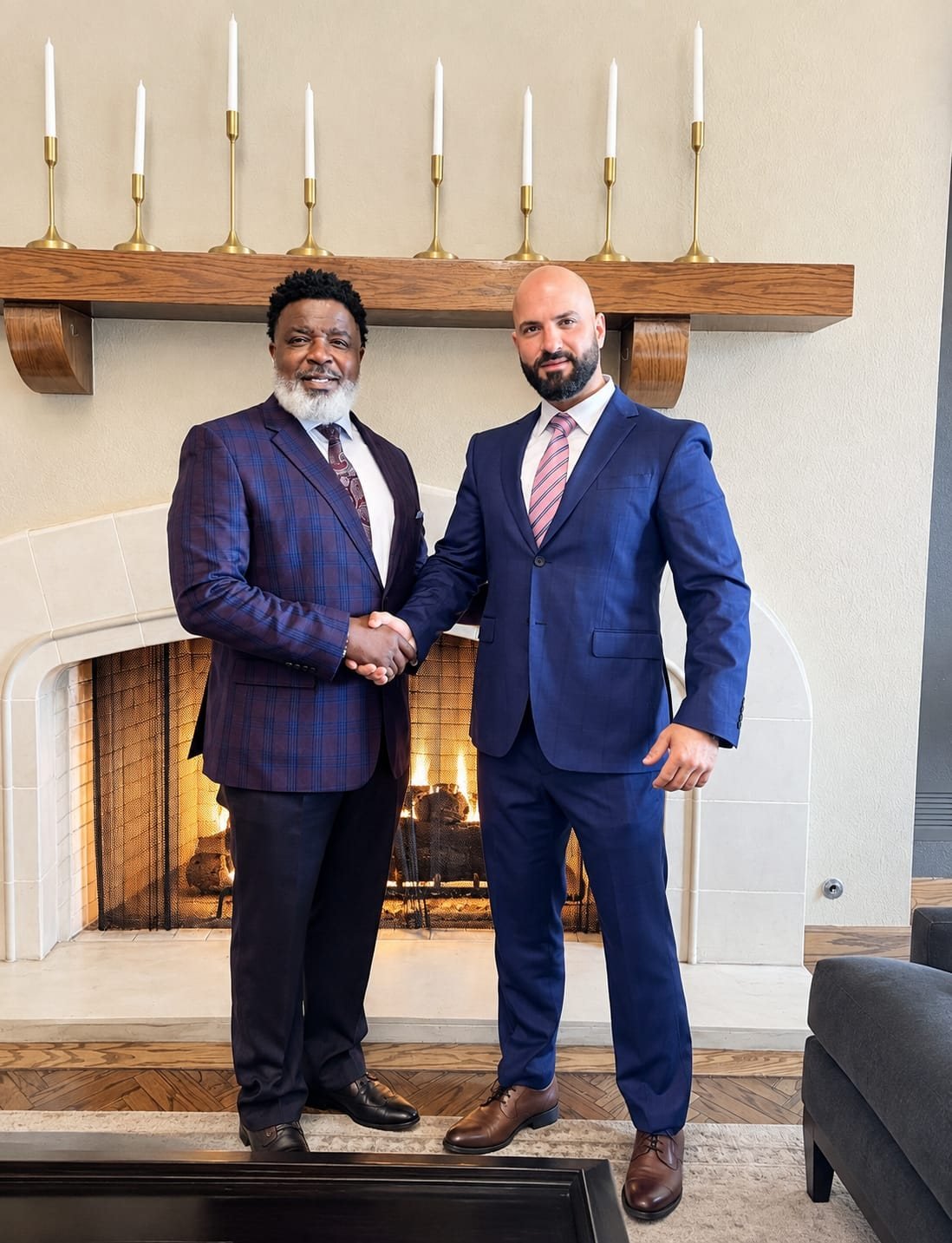 A handshake after a meeting