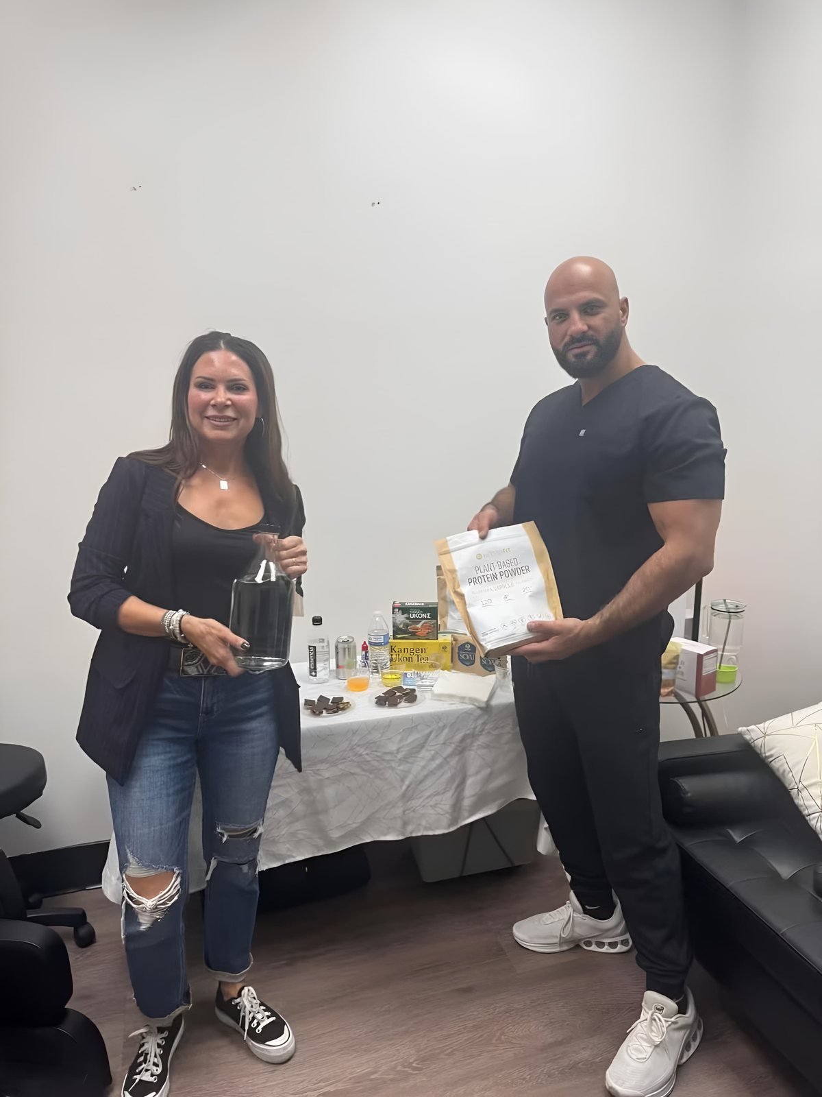 Hosting a wellness product session